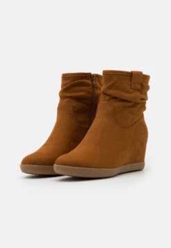 Anna Field Winter Boot - Bottines Compensées - Cognac -Anna Field 041703c38fe14e818aaaefef48ae5697