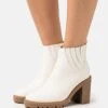 Anna Field Bottines À Talons Hauts - White