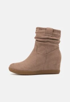 Anna Field Winter Boot - Bottines Compensées - Taupe -Anna Field 17338d5b3a9d403091acb275d8627bc3