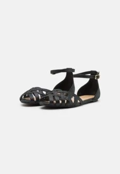 Leather - Ballerines À Bout Ouvert - Black -Anna Field 1ef9b2c533324575bd3f300d9830b3f8