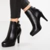 Anna Field Bottines À Talons Hauts - Black