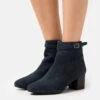 Anna Field Leather - Bottines - Dark Blue