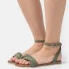 Anna Field Leather - Sandales - Khaki