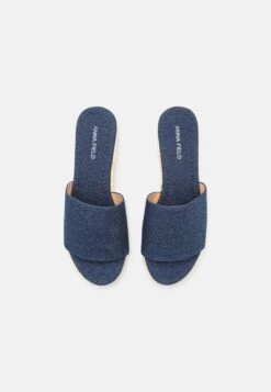 Anna Field Mules À Talons - Blue Denim -Anna Field 6d76dbae16e84f4593fadd9b91b71b47