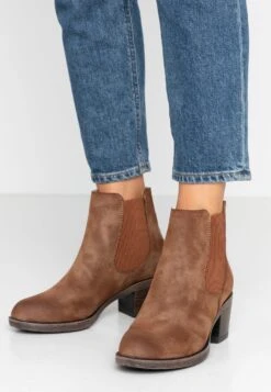 Anna Field Boots À Talons - Cognac