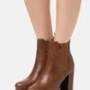 Anna Field Bottines À Talons Hauts - Cognac