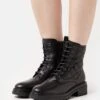 Anna Field Leather - Bottines À Lacets - Black